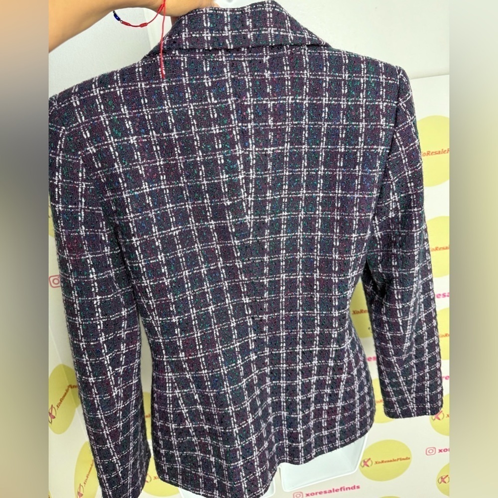Amanda Smith Prite Plaid Blazer - Picture 4 of 5